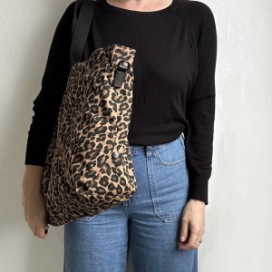 Oversized Tote Bag - Leopard